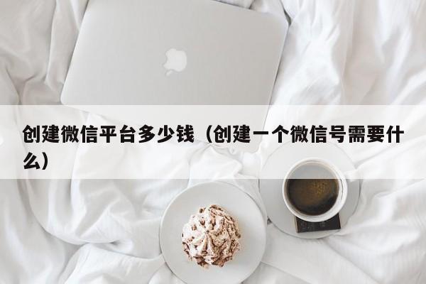 创建微信平台多少钱（创建一个微信号需要什么）