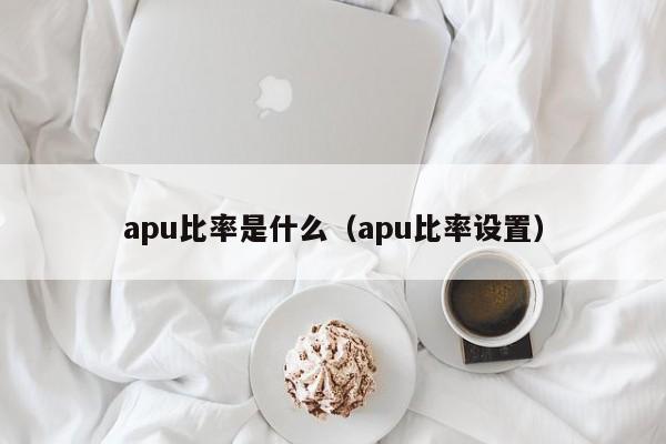 apu比率是什么（apu比率设置）